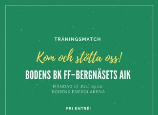 Fri entré till träningsmatchen mot BAIK