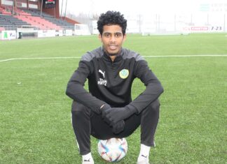 Sargal inte blyg på planen