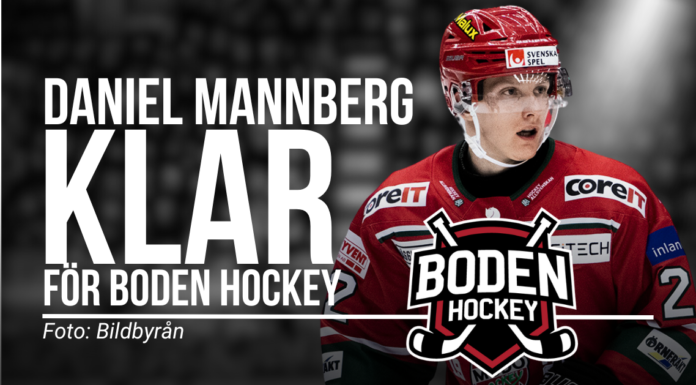 Mannberg klar för Boden Hockey – Boden Hockey