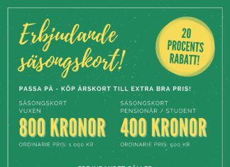 Erbjudande säsongskort
