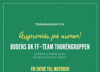 Årspremiär på arenan på lördag!