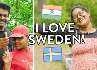 Indiska familjen om livet i Boden