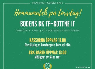 Hemmamatch på torsdag!