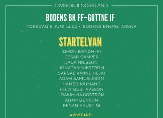 Startelvan mot Gottne IF
