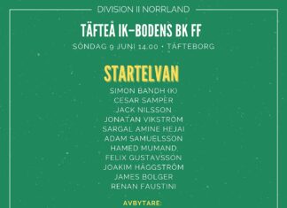 Startelvan mot Täfteå IK