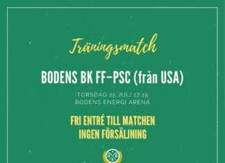 Träningsmatch imorgon!