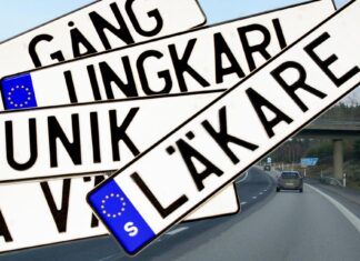Fler personliga registreringsskyltar godkändes i Boden – nu rullar BRAMBLE och CAROLA6 på vägarna
