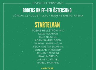 Startelvan mot IFK Östersund