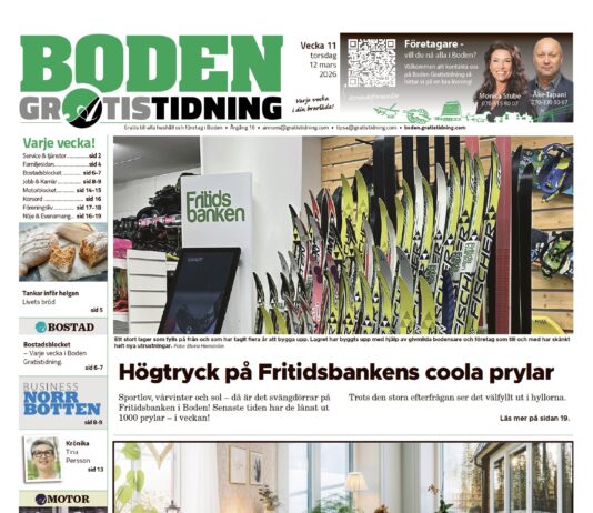 Boden Gratistidning (vecka 11, 2026)