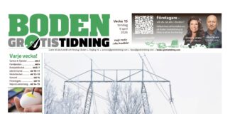 Boden Gratistidning (vecka 15, 2026)