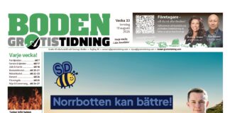 Boden Gratistidning (vecka 33, 2026)