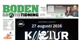 Boden Gratistidning (vecka 34, 2026)