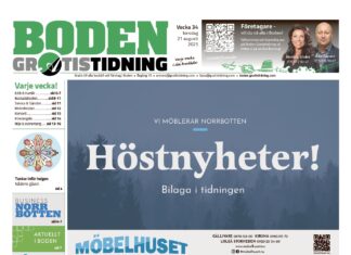 Boden Gratistidning (vecka 34, 2025)
