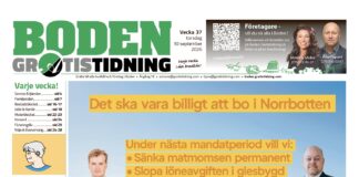 Boden Gratistidning (vecka 37, 2026)