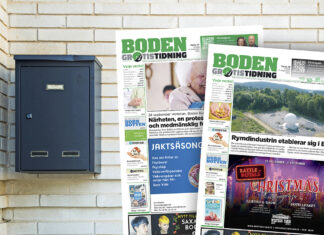 Boden Gratistidning byter utdelare och utgivningsdag – återvänder till Harads