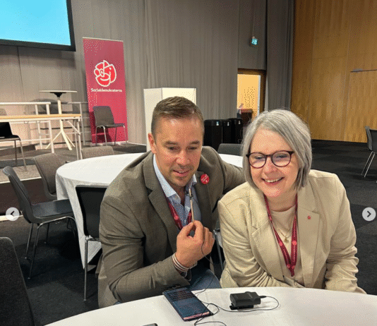 Bodens S-ombud mitt i hetluften på partikongressen i Göteborg