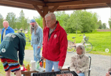 Sommaravslutning med korvgrillning