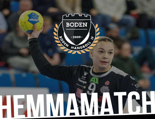 Hemmamatch mot Skuru – Boden Handboll