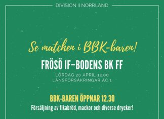 Se bortamatchen i BBK-baren!