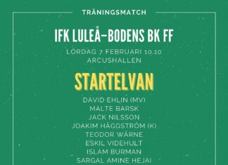 Startelvan mot IFK Luleå