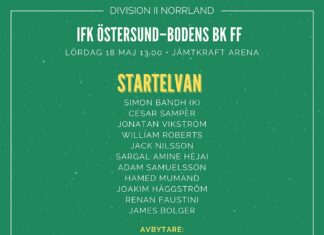 Startelvan mot IFK Östersund