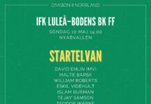 Startelvan mot IFK Luleå