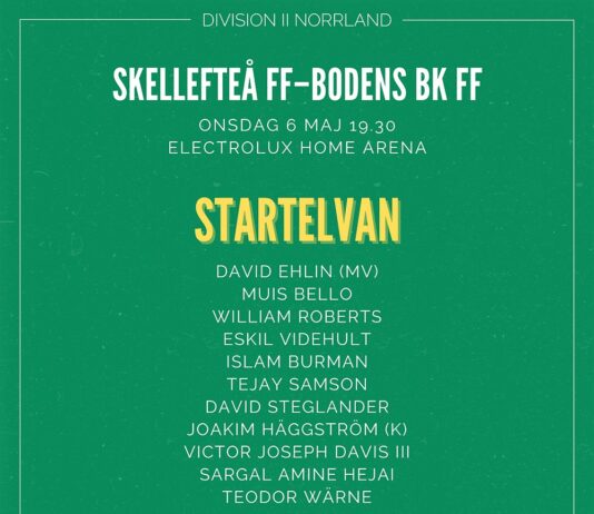 Startelvan mot Skellefteå FF