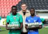 Kontex, matchvärd delade ut pris till matchens lirare i båda lagen