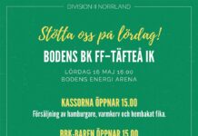 Hemmamatch på lördag!