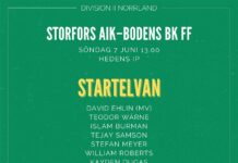 Startelvan mot Storfors AIK