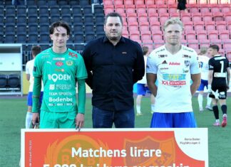Renta i Boden matchvärd i derbyt moy IFK Luleå