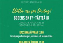 Hemmamatch på lördag!