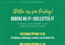 Hemmamatch på lördag!