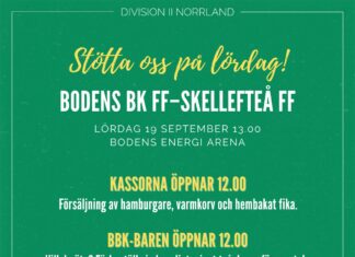 Hemmamatch på lördag!