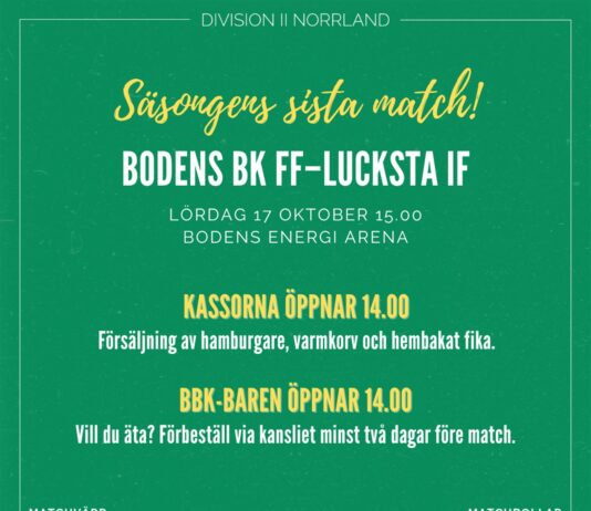Säsongsavslutning på lördag!