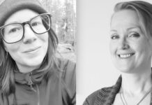 En i Kiruna och den andra i Boden – Marielle och Åsa samarbetar på distans