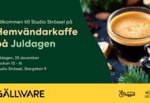 Välkommen till Hemvändarkaffe på Juldagen – en mysig eftermiddag på Studio Strössel