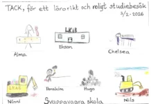 “Barnen vill veta allt” – så upplevde Svappavaara skola sitt besök i LKAB:s borrkärnearkiv