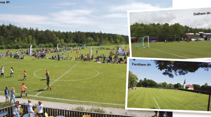 Kortisar om några fina fotbollsplaner på ön