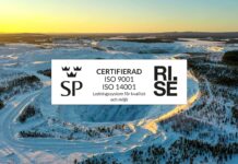 ISO-certifiering av vårt kvalitets- och miljöledningssystem