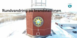 Rundvandring på Kirunas brandstation
