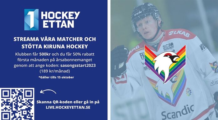 Följ Kiruna IF via Hockeyettan Play-abonnemang