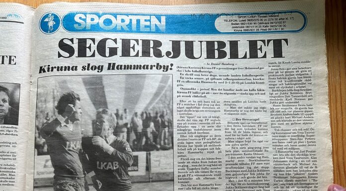 35 år sedan succématchen! / Kiruna FF – Herrar A