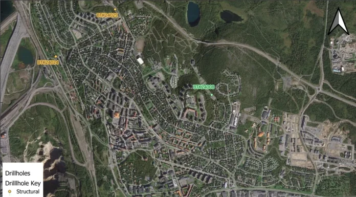 Vi kartlägger geologin i Kiruna