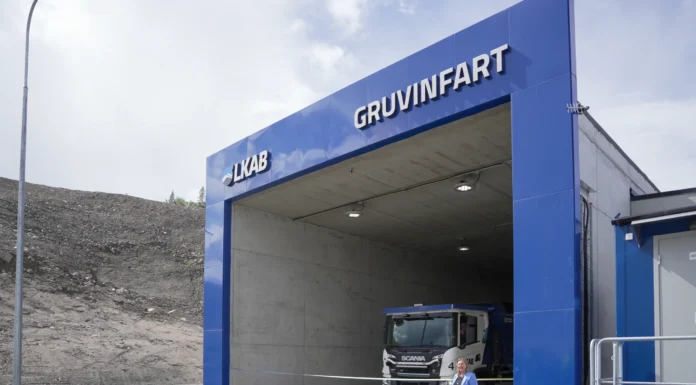 Historisk invigning i malmbergsgruvan – omställningens första synliga tecken