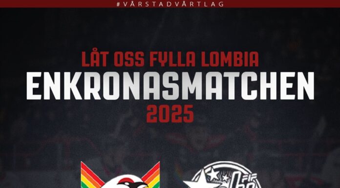 Enkronasmatchen blir söndagen den 23 februari