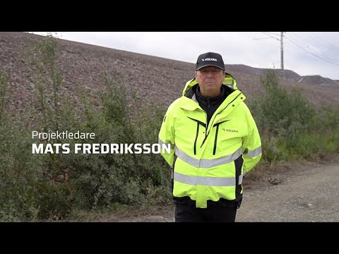 Just nu på Viscariaområdet: Bangård mot Malmbanan