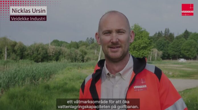 Wäsby Golf vattenvinnare med ny våtmark