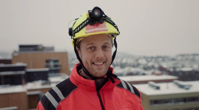 Peder Christensen, driftsleder i Veidekke Bygg