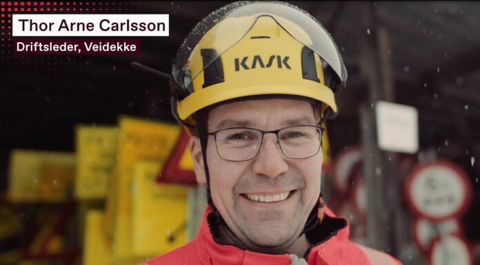 Thor Arne, driftsleder i Veidekke Infrastruktur